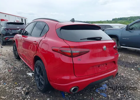 2021 Alfa Romeo Stelvio Ti Awd from USA, damaged, VIN ZASPAKBN7M7D16208